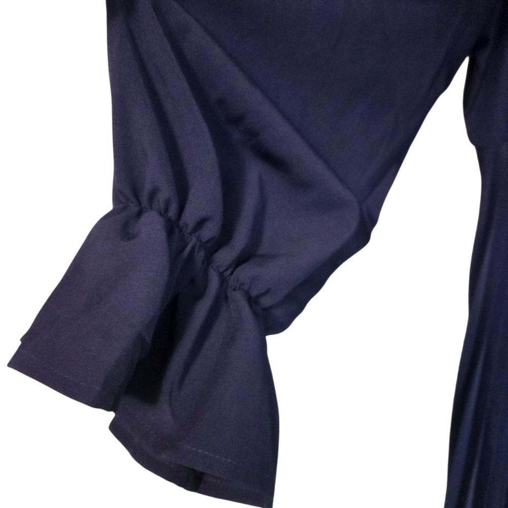 KOJOOIN Navy Long Sleeve Pleated Dress 4X - Picture 3 of 6